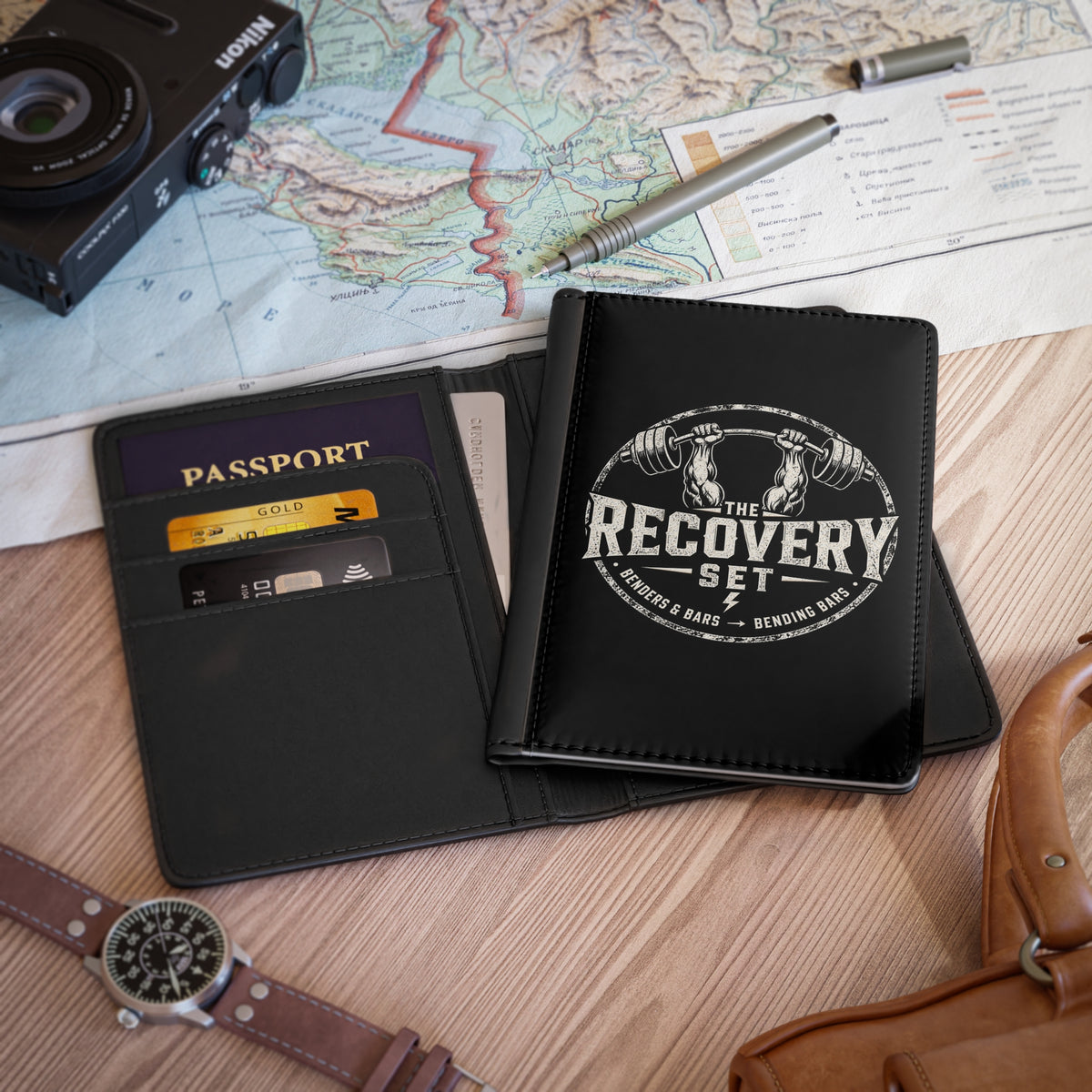 Passport Cover — The Recovery Set Strength Travel Wallet